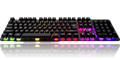 Gamer tastatur med lys