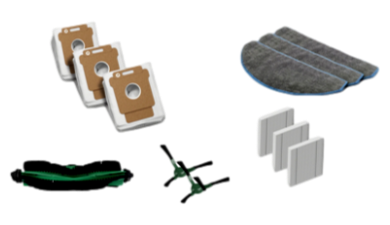 Tilbehørspakker til iRobot Roomba 105 Combo + dock