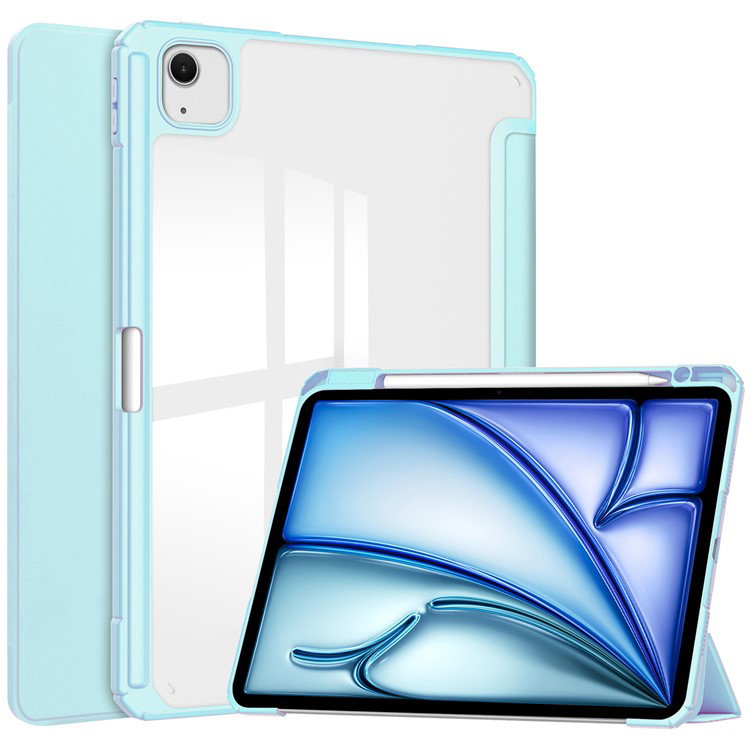 Bagside af iPad Air 13 (2024) Cover gennemsigtig akryl