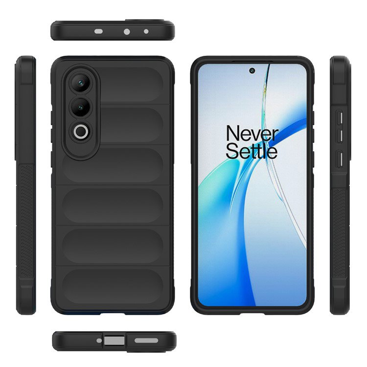 Sort mobilcover til OnePlus Nord CE4 5G set fra siden