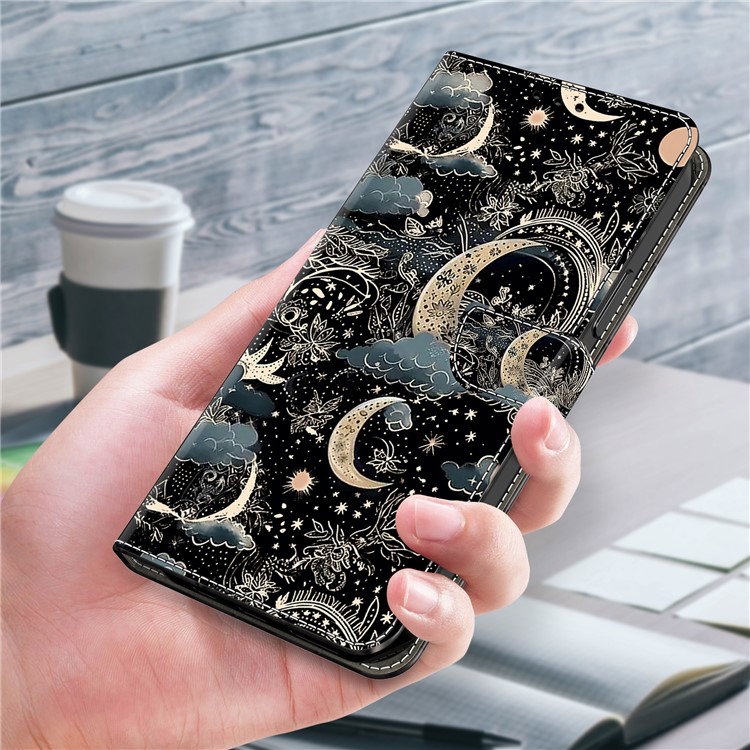 Nærbillede af magnetisk lukning på Samsung Galaxy A25 5G Læderpung Etui