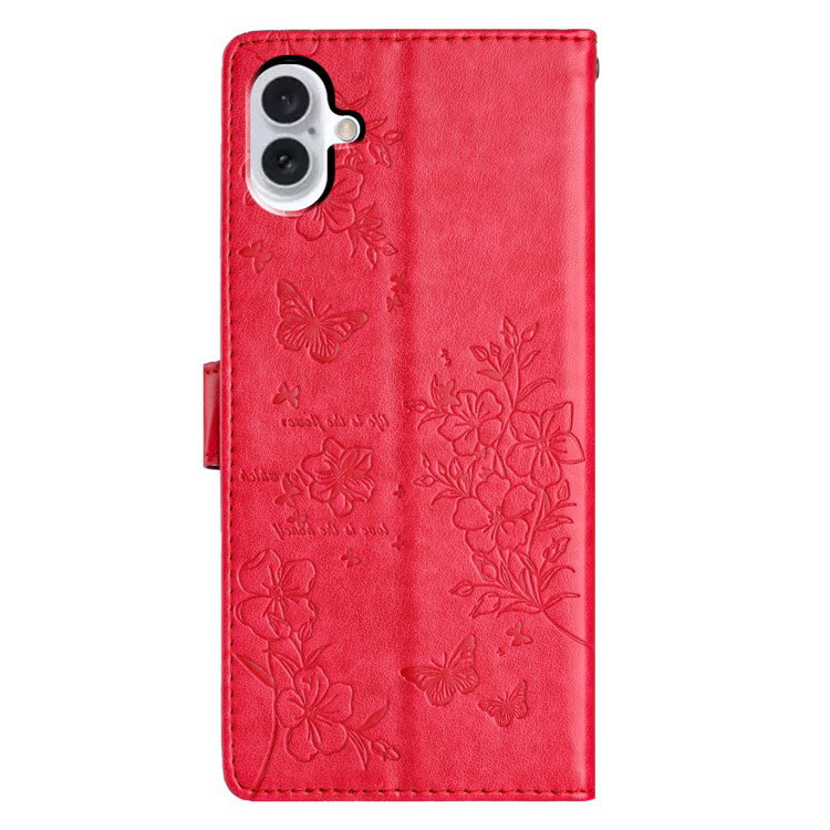 Lukket iPhone 16 etui set fra siden
