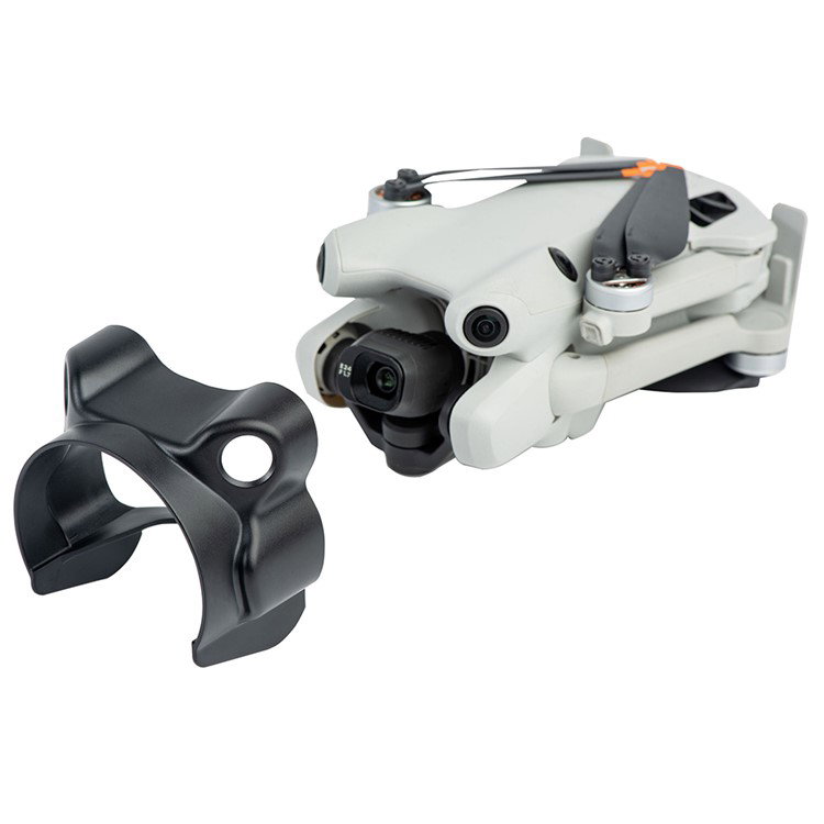 Solskærm beskytter DJI Mini 4 Pro kamera mod lys
