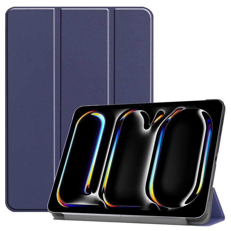 Blå iPad Pro 11 (2024) cover bagfra