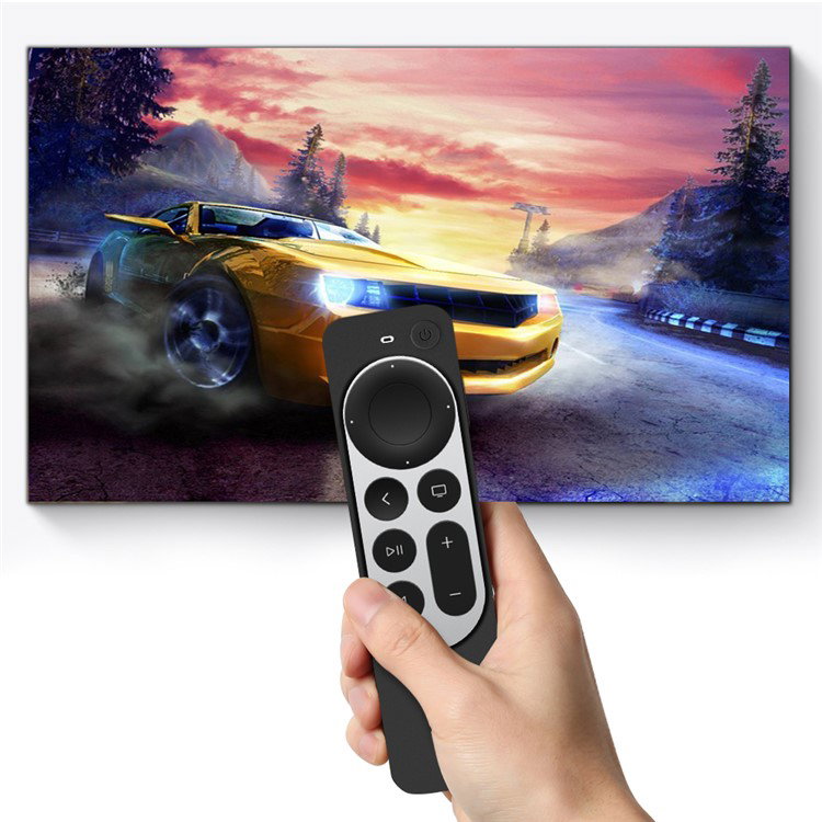 Silikonecover med håndledsrem til Apple TV Siri Remote