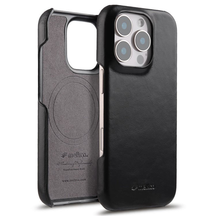 Bagsiden af iPhone 16 Pro Max lædercover med MagSafe