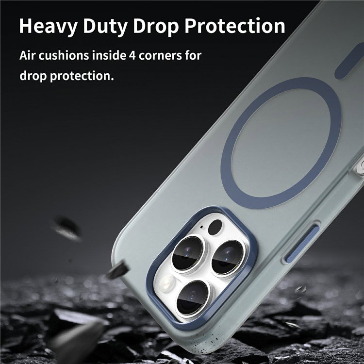iPhone 16 Pro med cover set fra toppen
