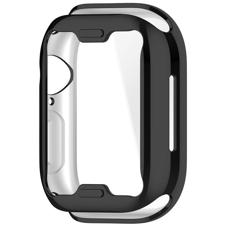 Sort TPU beskyttelsescover monteret på Apple Watch 42mm
