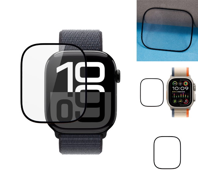 Skærmbeskyttelse til Apple Watch Series 10 - Bagside