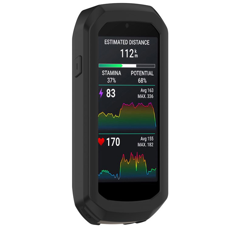 Garmin Edge 1050 med sort silikoneetui
