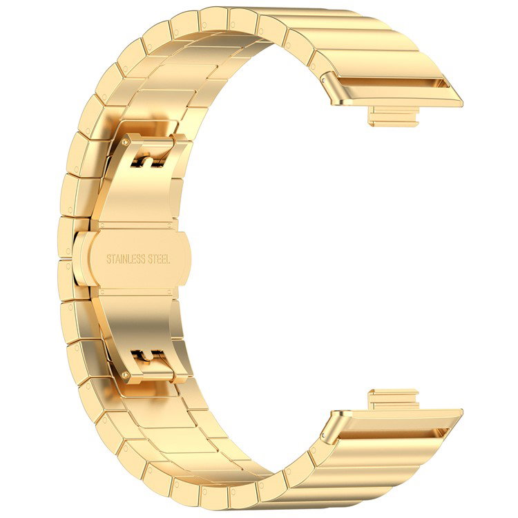 Stilfuld rustfrit stål rem i guld til Huawei Watch Fit 3