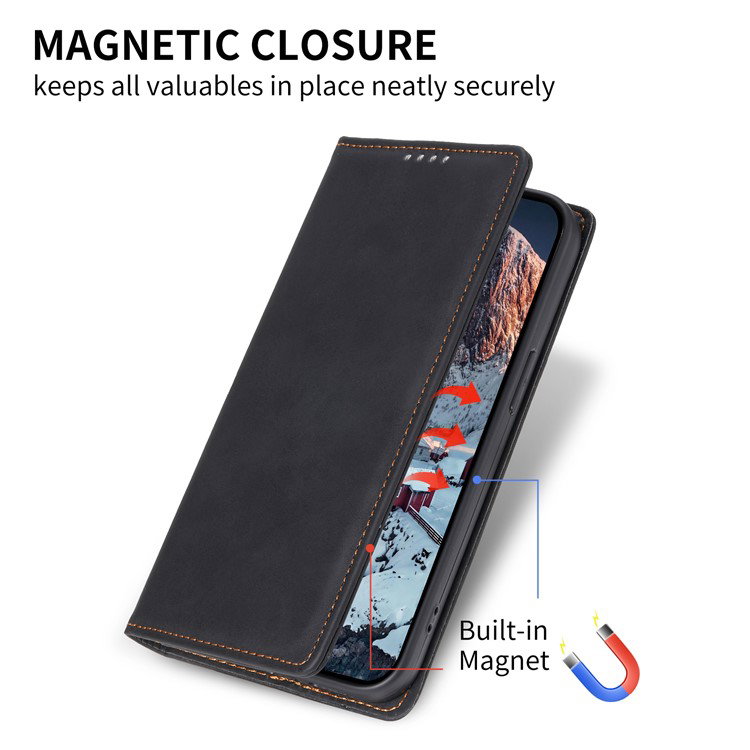 Standerfunktion på sort Xiaomi Redmi 14C mobilcover