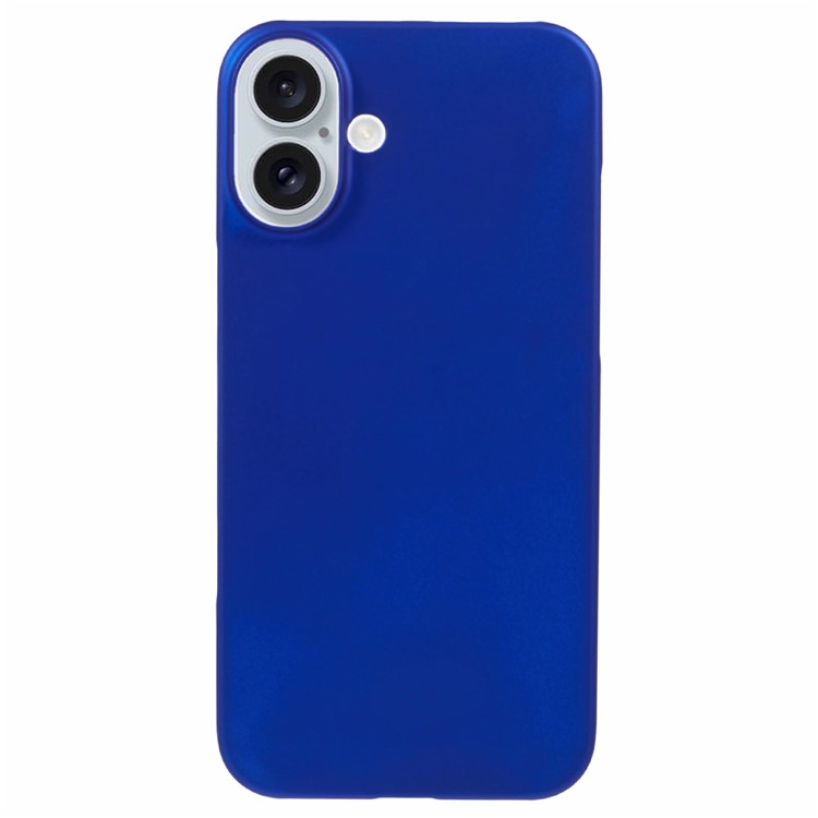 Blåt iPhone 16 cover set bagfra