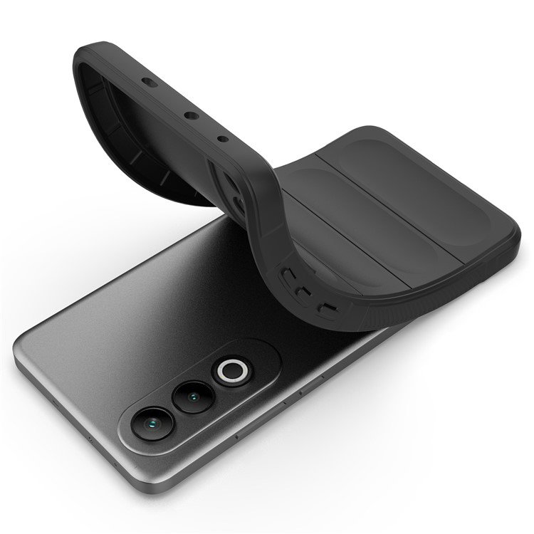 Sort TPU mobilcover til OnePlus Nord CE4 5G lagt på bord