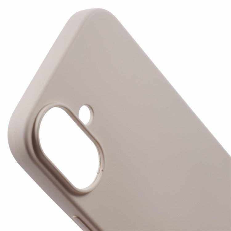 Blød indvendig fiberforing på hvidt iPhone 16 Plus cover