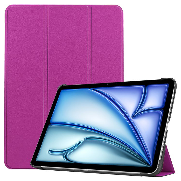 Frontvisning af iPad Air 11 cover i lilla