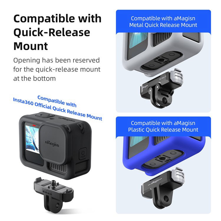 GoPro Hero 13 med monteret silikonecover