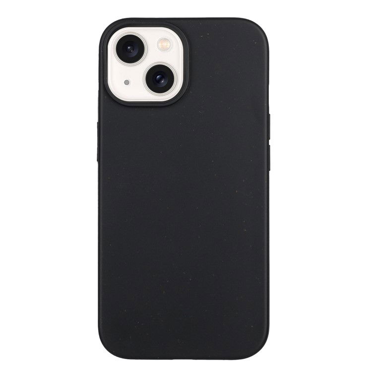Sort hvedestrå cover bagtil på iPhone 14