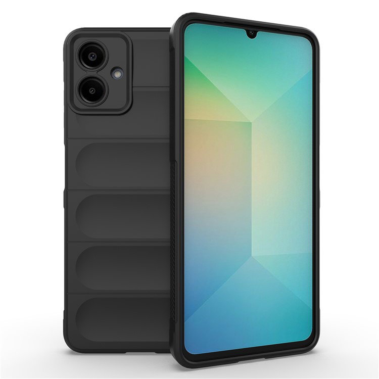 Sort Samsung Galaxy A06 mobilcover bagfra