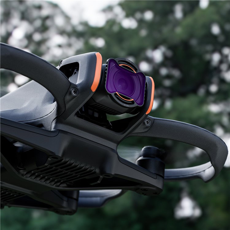 Snap-on funktion til DJI dronens filtresæt