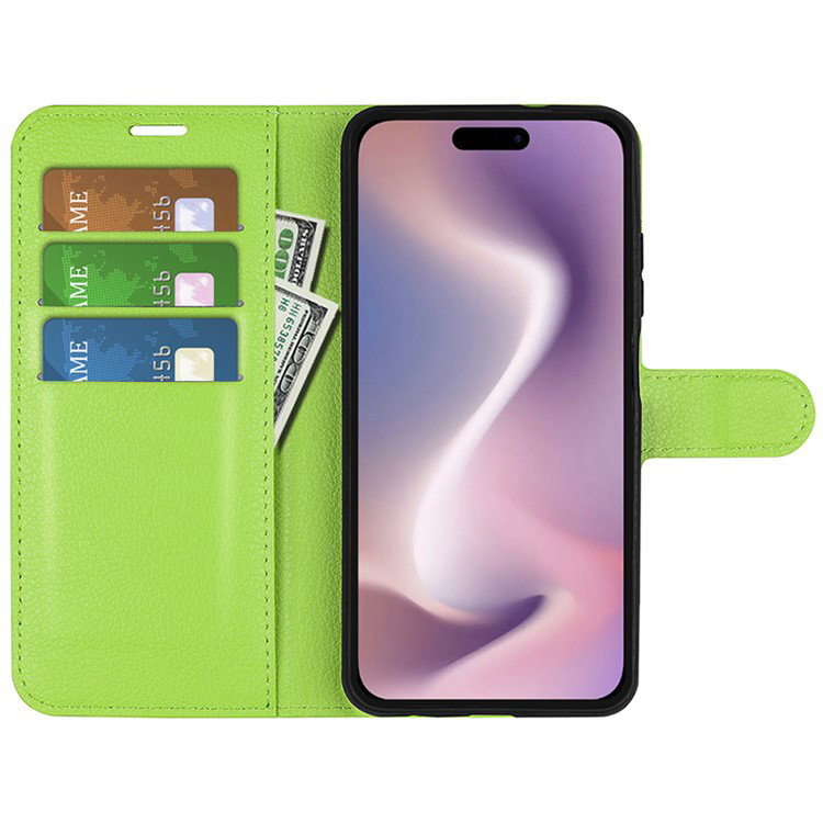 iPhone 16 Pro Max læderetui åben med kortholder