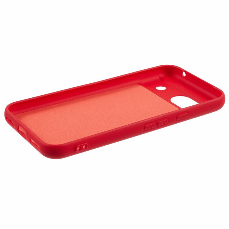 Indvendig fiberforing på Google Pixel 8a rødt TPU cover