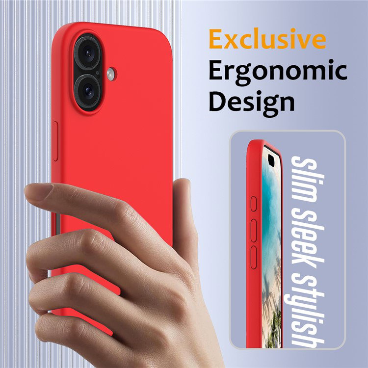 MagSafe-kompatibelt iPhone 16 Plus silikone cover
