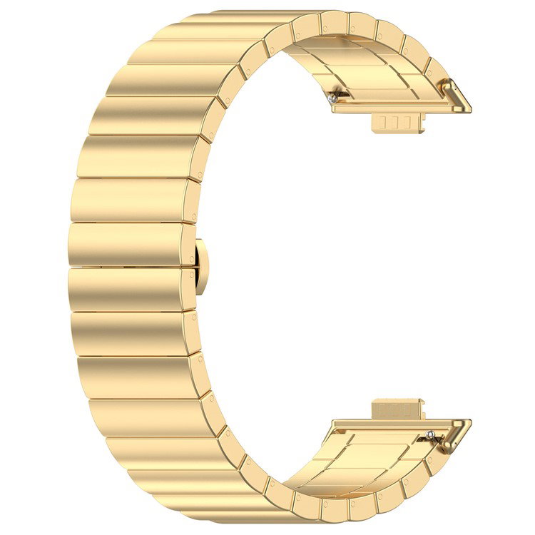 Guld rem til Huawei Watch Fit 3 i rustfrit stål