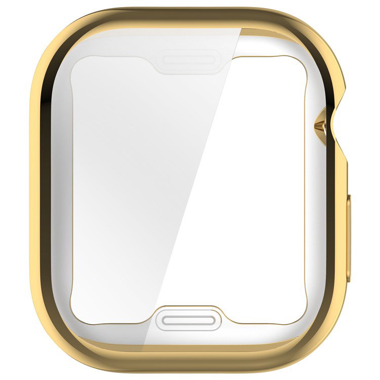 Blødt TPU guld beskyttelsescover til Apple Watch Series 10 42mm