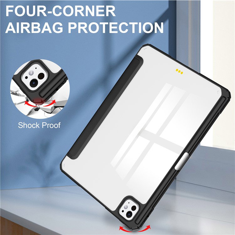 Detaljeret syning på PU-læder cover til iPad Pro 13 (2024)