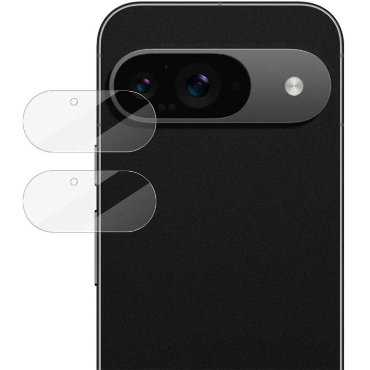Pakken indeholder to kameralinse beskyttere til Google Pixel 9