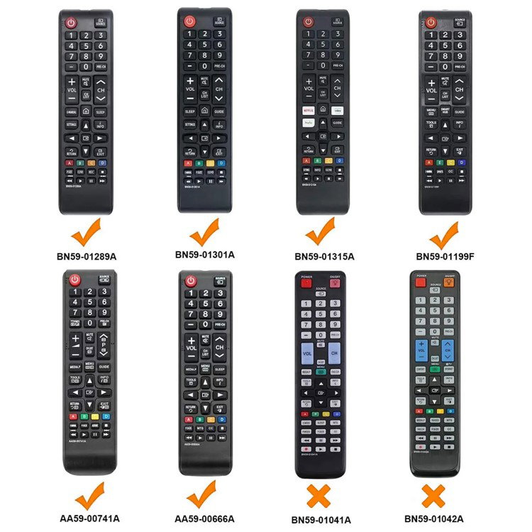 Samsung TV-fjernbetjenings etui med præcise udskæringer