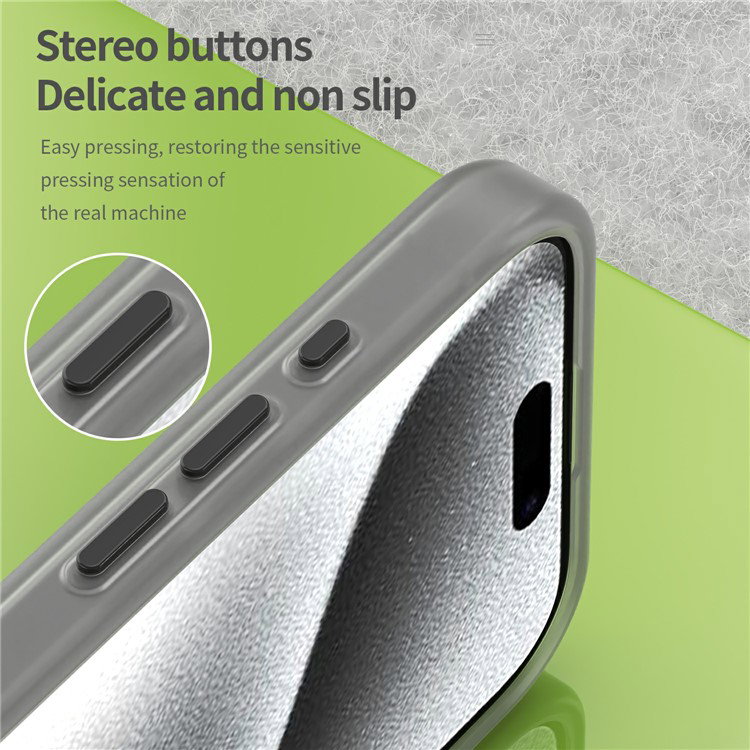 Fleksibelt TPU og PC materiale cover til iPhone 16 Pro