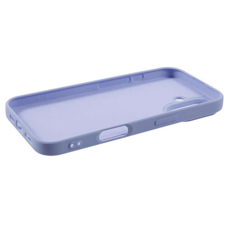 TPU cover til iPhone 16 Plus Lyse Lilla med gummibelagt overflade