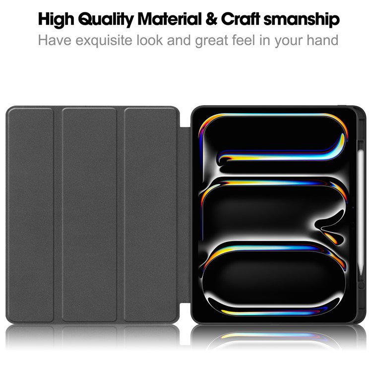 Standcover med tri-fold design til iPad Pro 13 (2024)