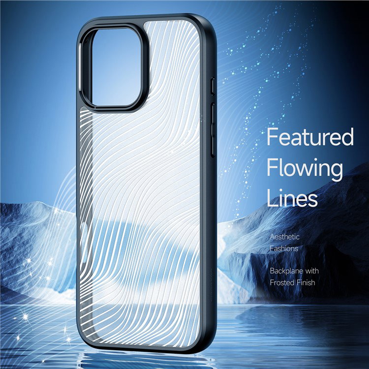 Mat overflade på sort iPhone 16 Pro Max cover