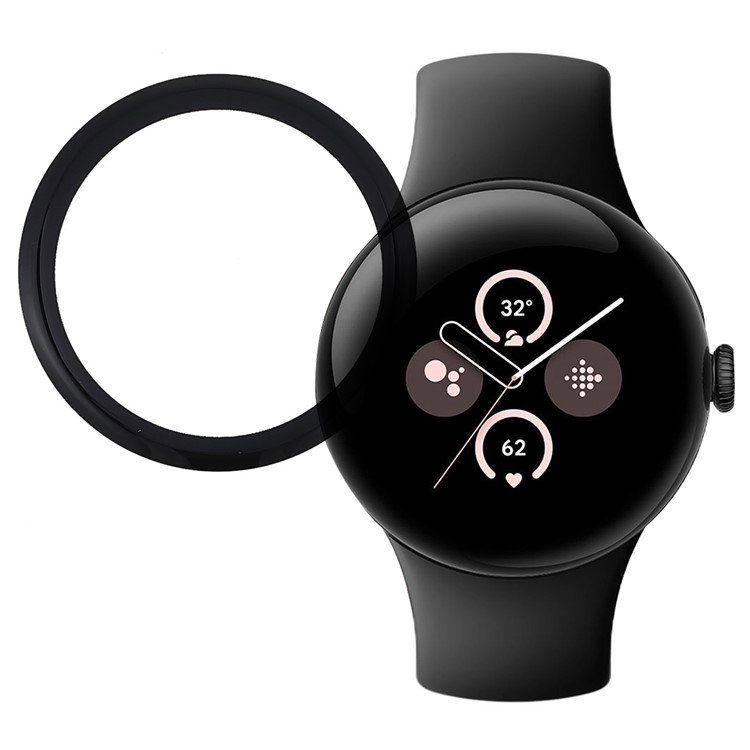 Google Pixel Watch 3 skærmbeskytter - fuld dækning