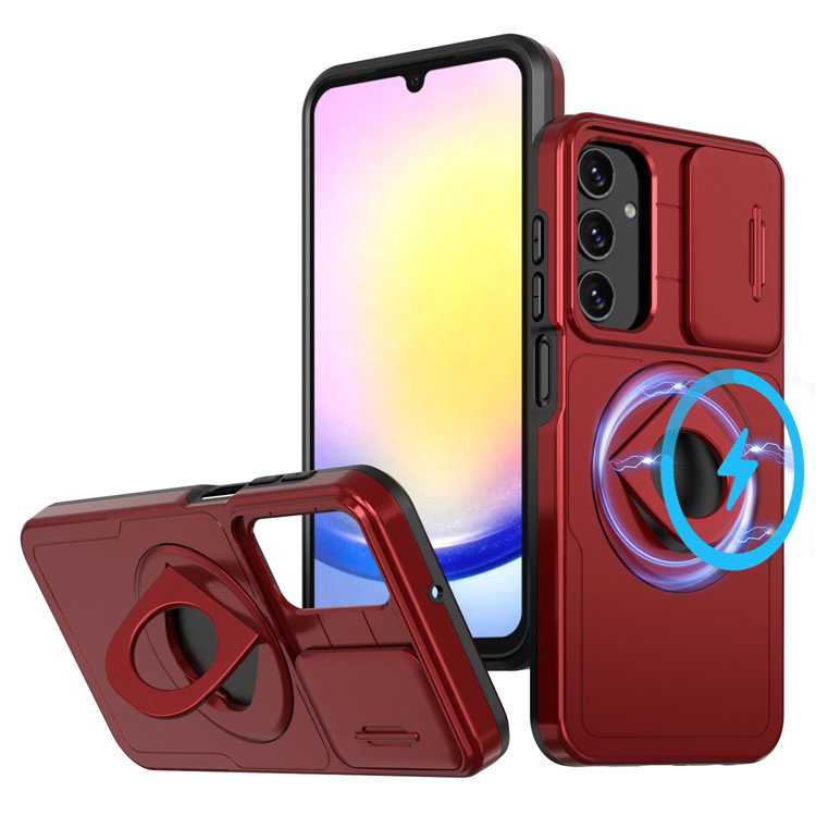Samsung Galaxy A25 5G cover set bagfra med skydeklap