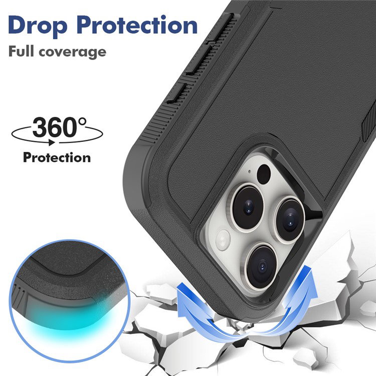 Hævede kanter på iPhone 16 Pro cover
