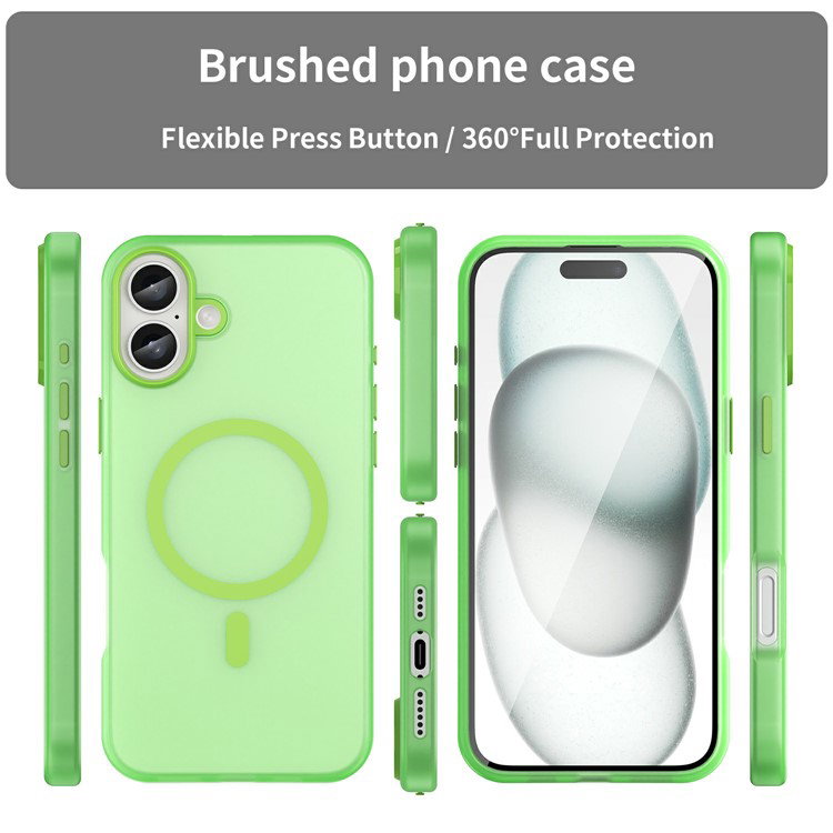 Grøn farve på iPhone 16 Plus cover