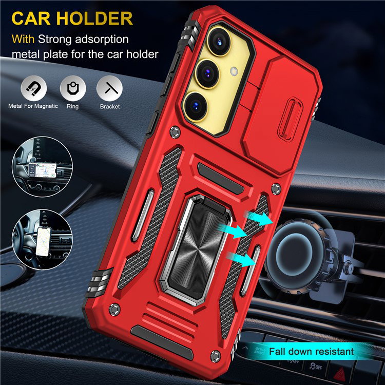 Samsung Galaxy A25 5G Cover - Rød - Materiale detalje