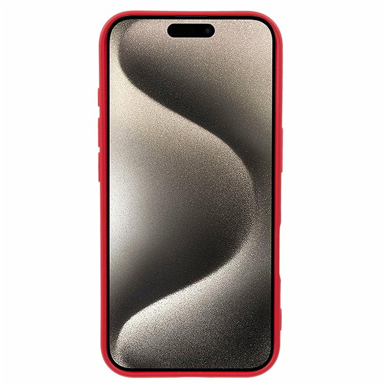 Rød iPhone 16 Plus TPU cover bagside
