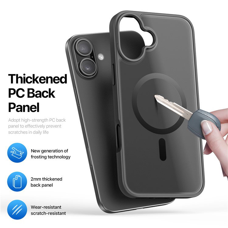 Montering af iPhone 16 i MagSafe cover