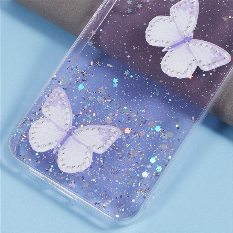 Samsung Galaxy A25 5G cover - lilla monteret på telefon
