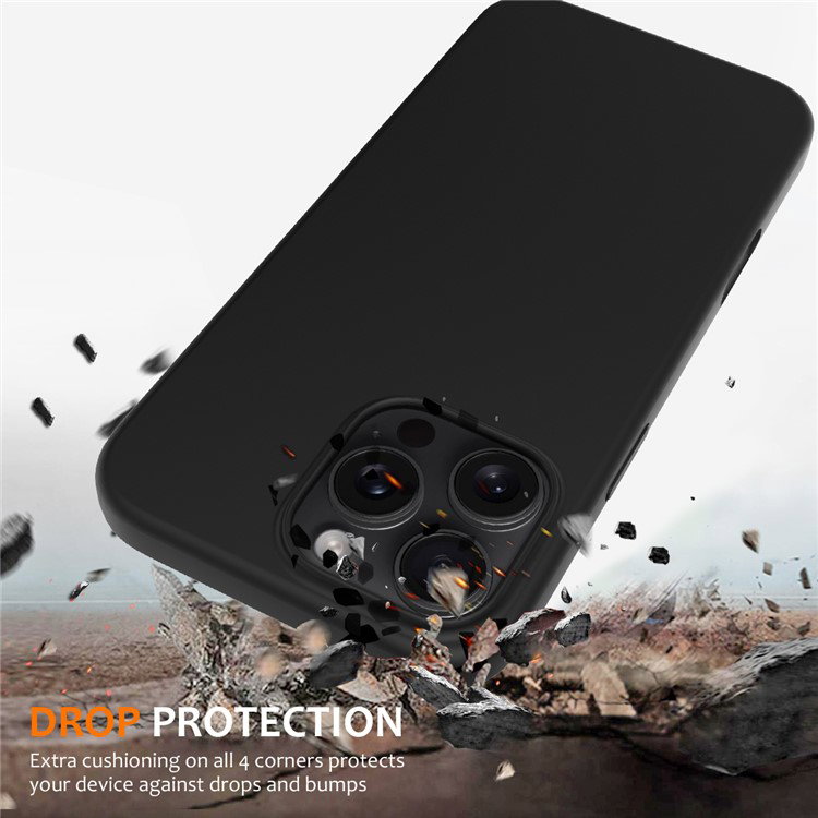 iPhone 16 Pro Max beskyttelsescover, sort design