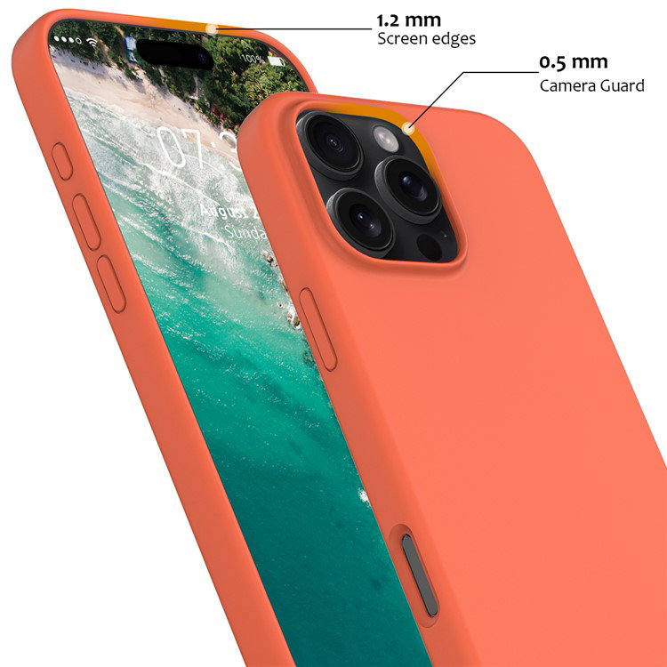 Udskæringer til knapper og porte på iPhone cover