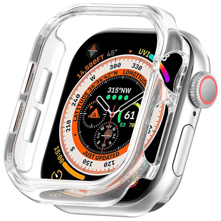 Apple Watch Series 10 med transparent beskyttelsescover