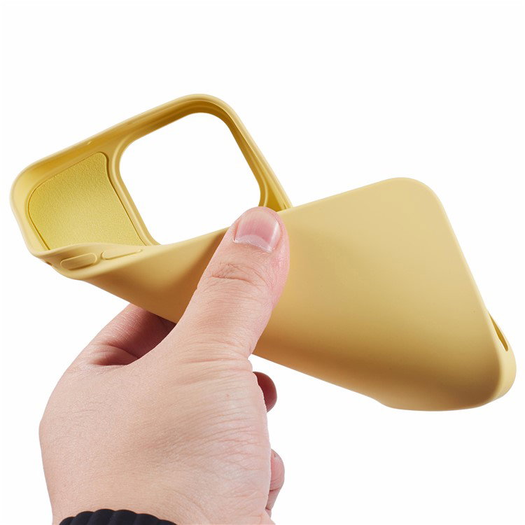 Grebssikker gul beskyttelsescover til iPhone 16 Pro