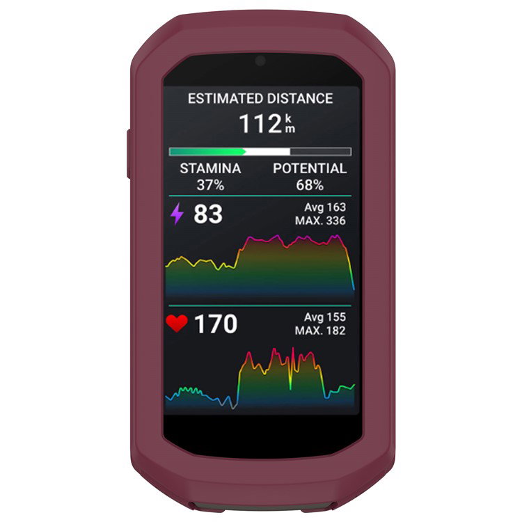 Garmin Edge 1050 med silikonebeskyttelse