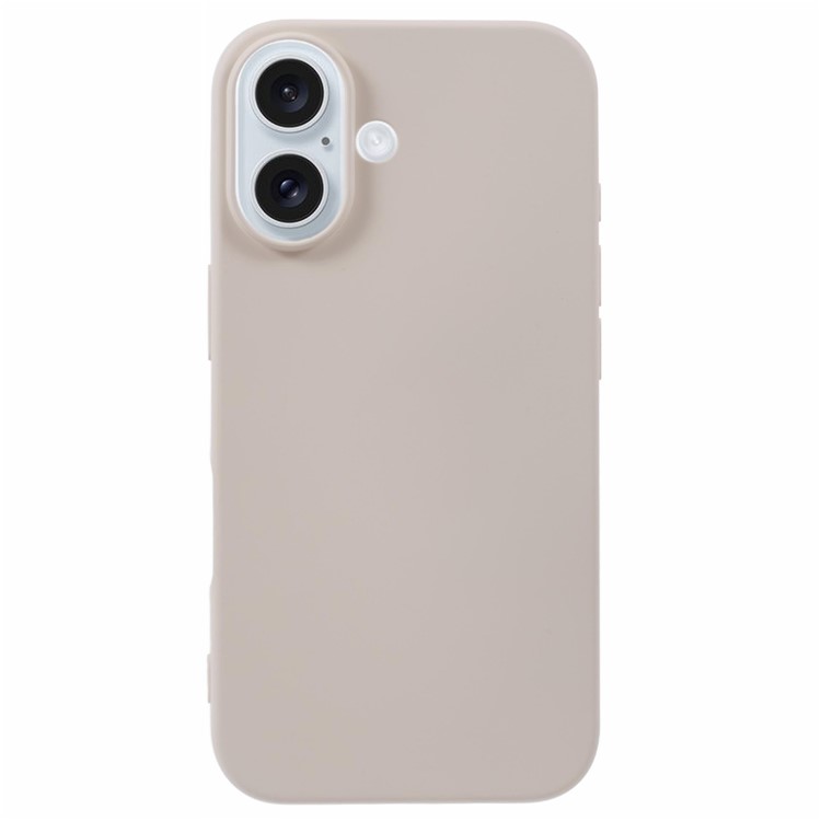 Nærbillede af iPhone 16 Plus cover med blød fiberforing